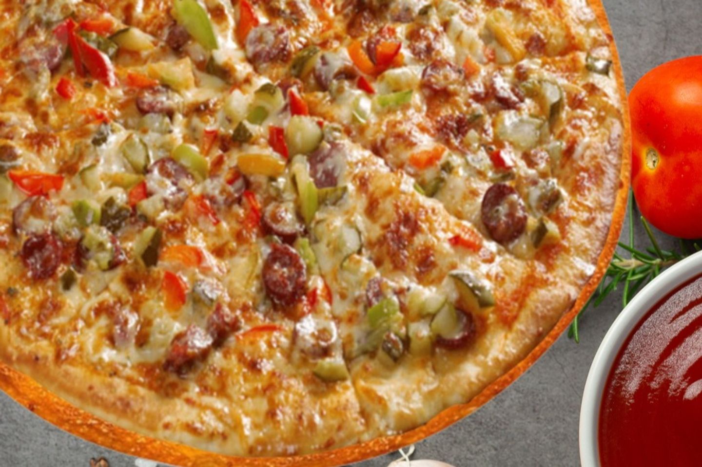 Oriental Sausage Pizza - Large