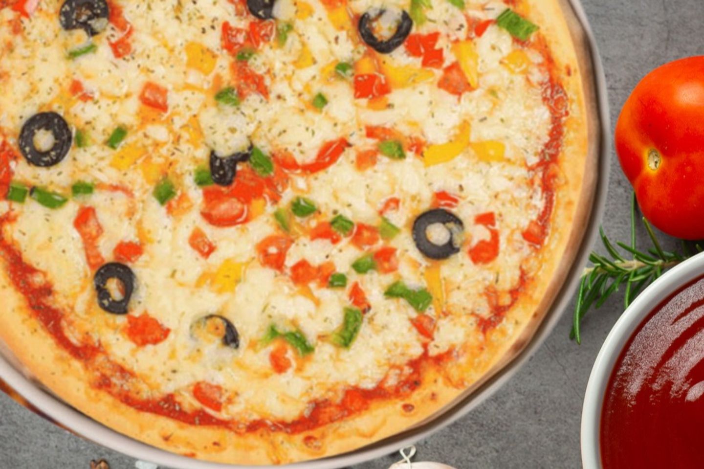 Vegetable Pizza - Large
