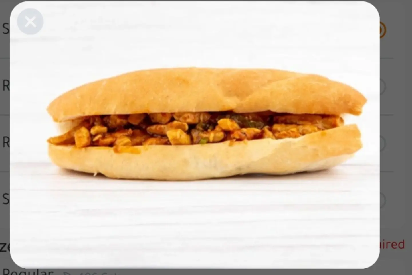 Mexican Chicken - Saj Bread