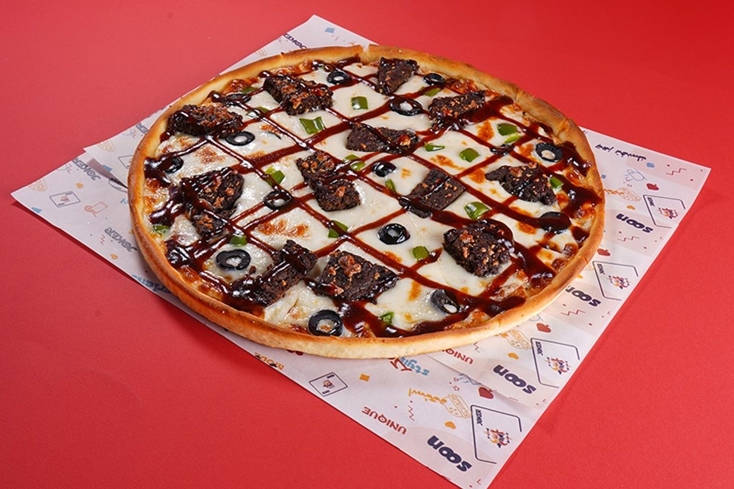 Burger Pizza - French Sauce