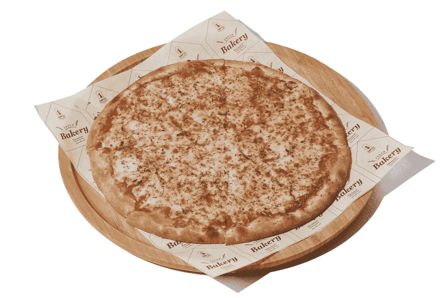 Cheese & Tomato Sauce Manaeesh - Cheese & Tomato Sauce Manaeesh