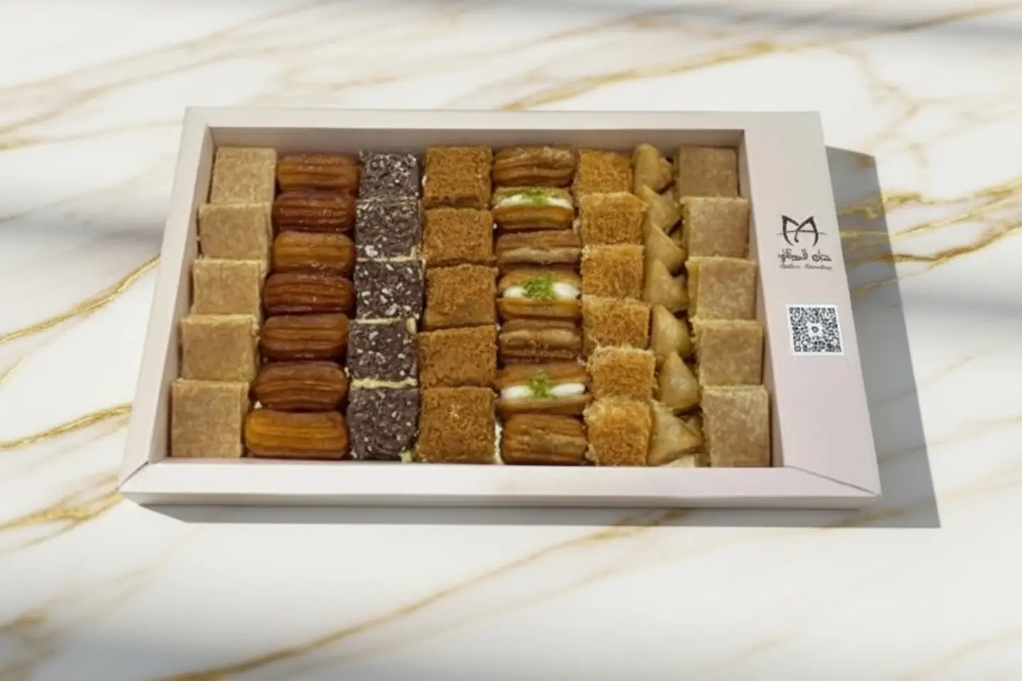 Mixed Oriental Dessert - Half A Kilo Of Assorted Oriental Sweets