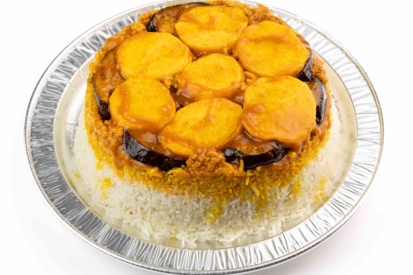 مقلوبة لحم غنم رز ابيض - صغير
