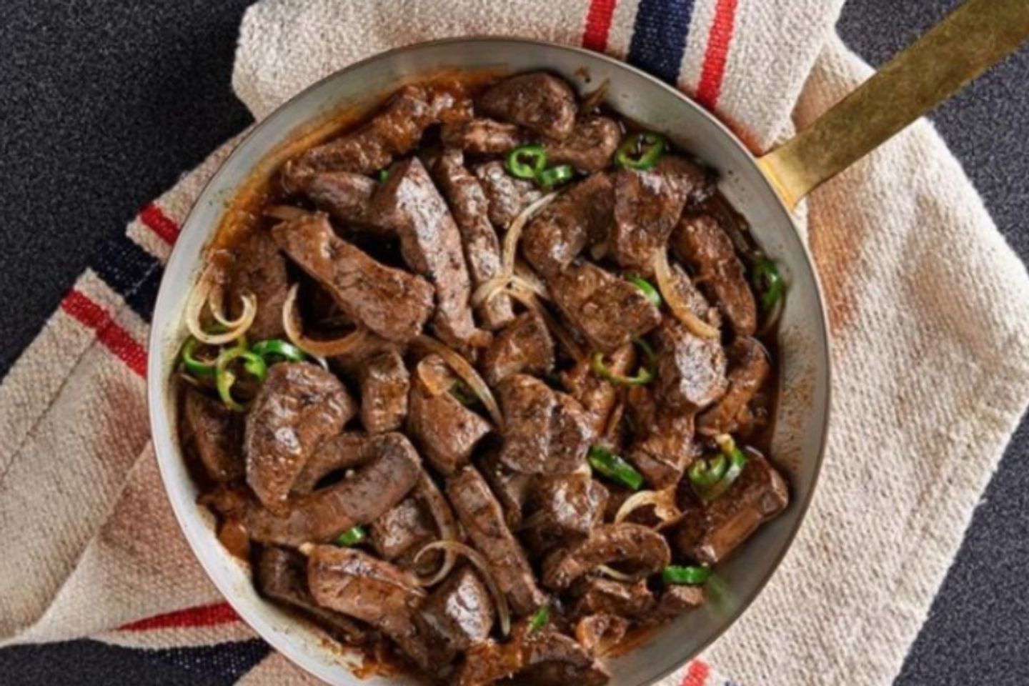 كبده غنم طازج - ساده