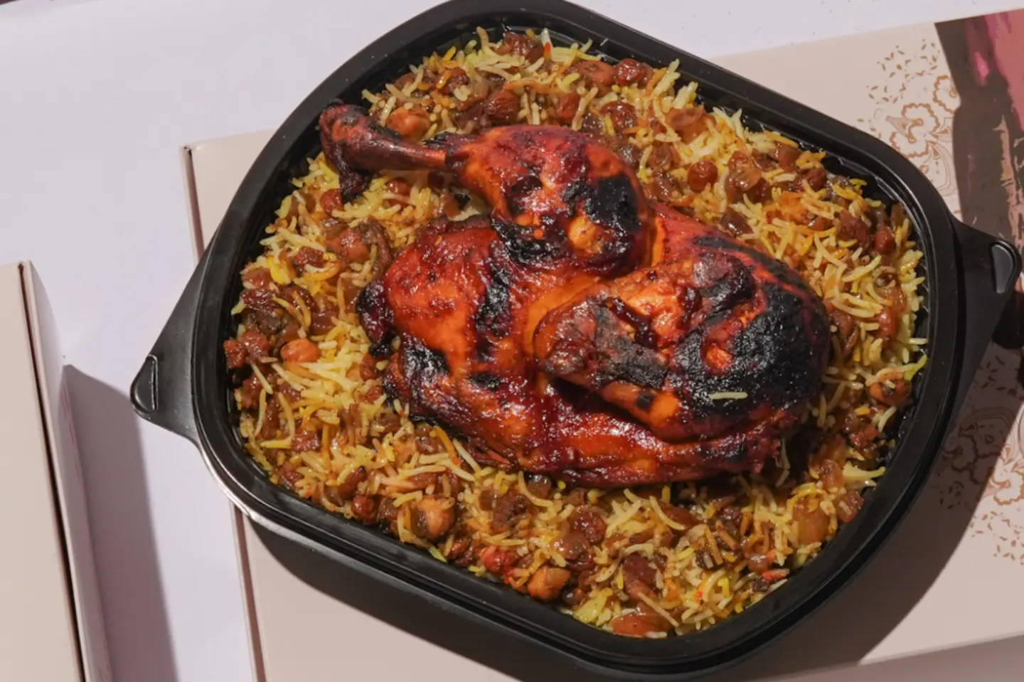 مجبوس دجاج - نص حبة دجاج