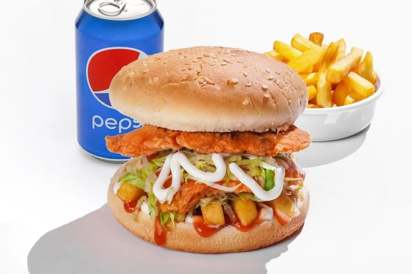 Double Zinger Burger Meal - Regular