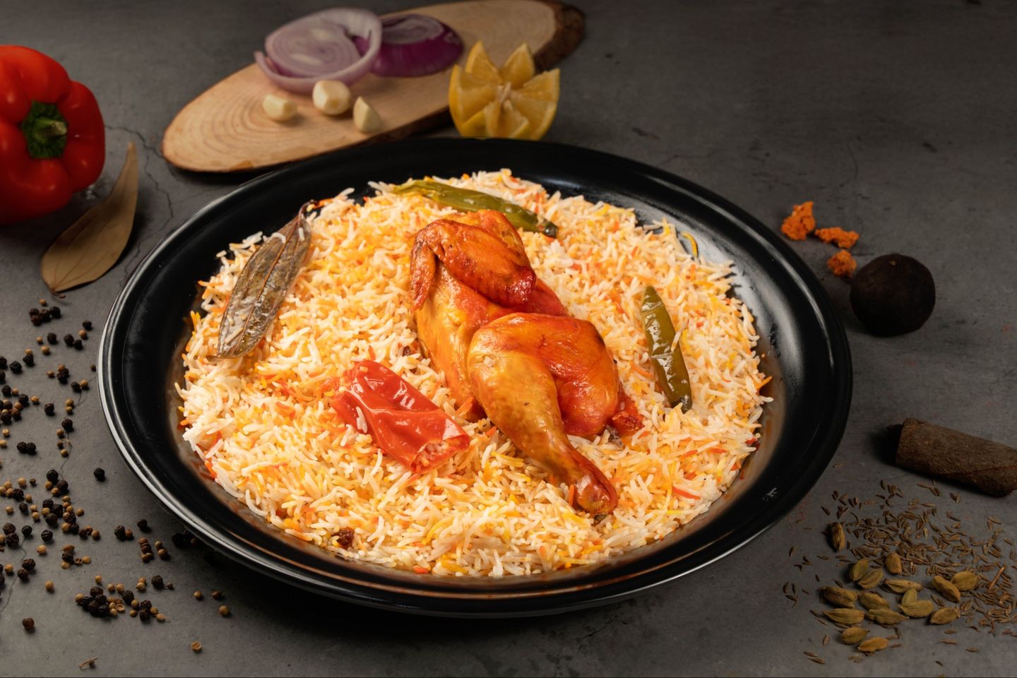 دجاج مندي سادة - حبة دجاج كاملة