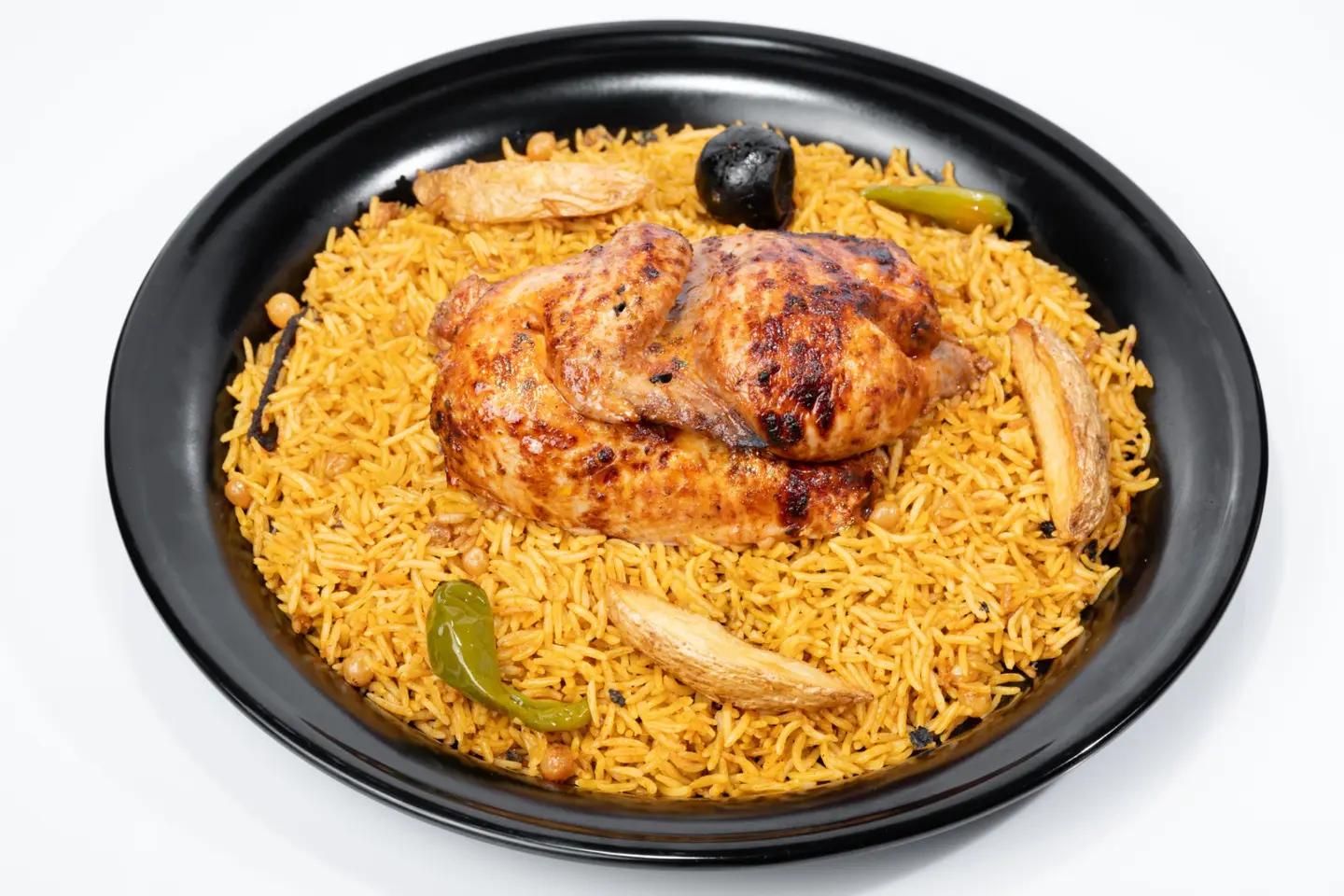 Grill Chicken Bukhari Rice - Grain