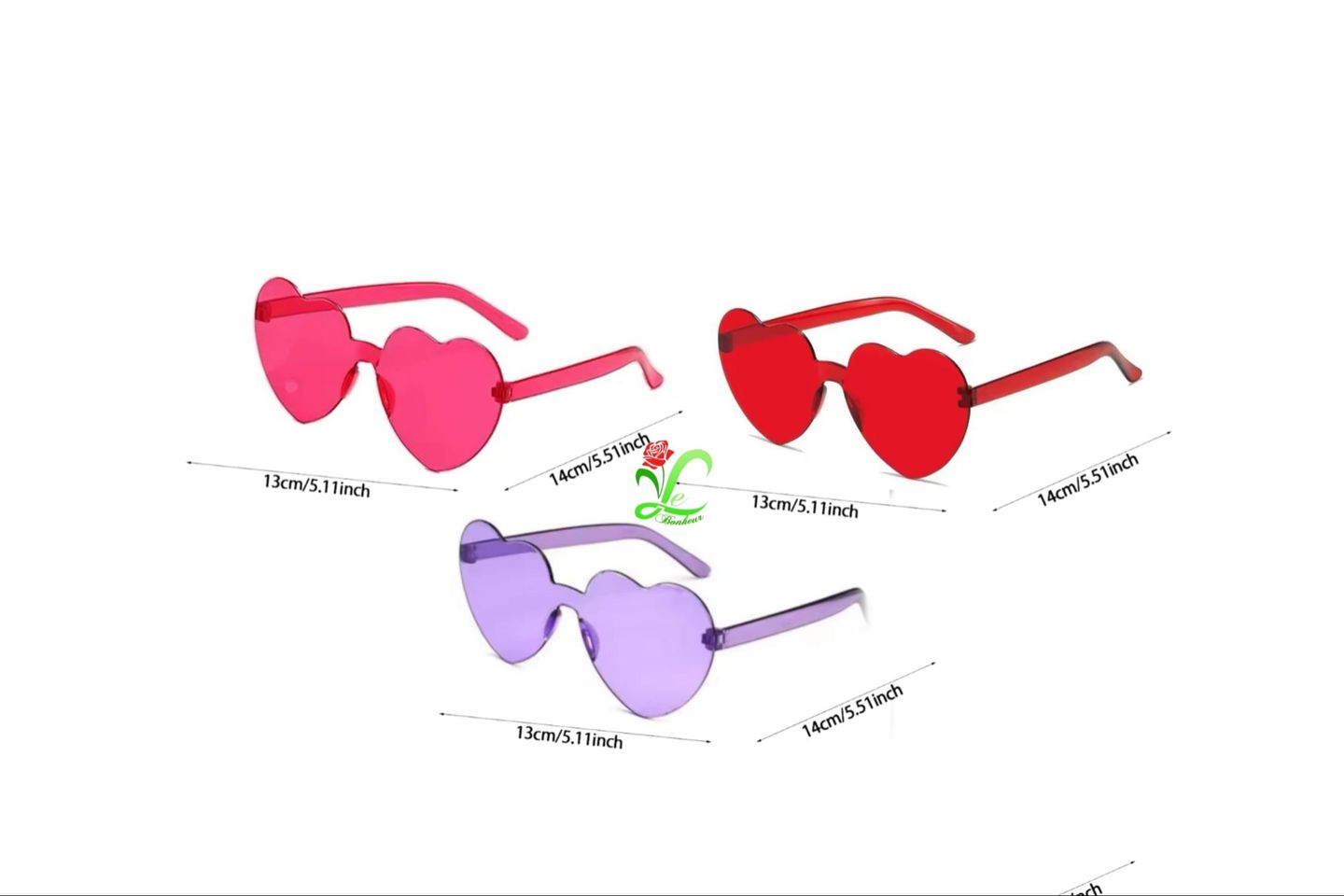 Love Glasses - Red