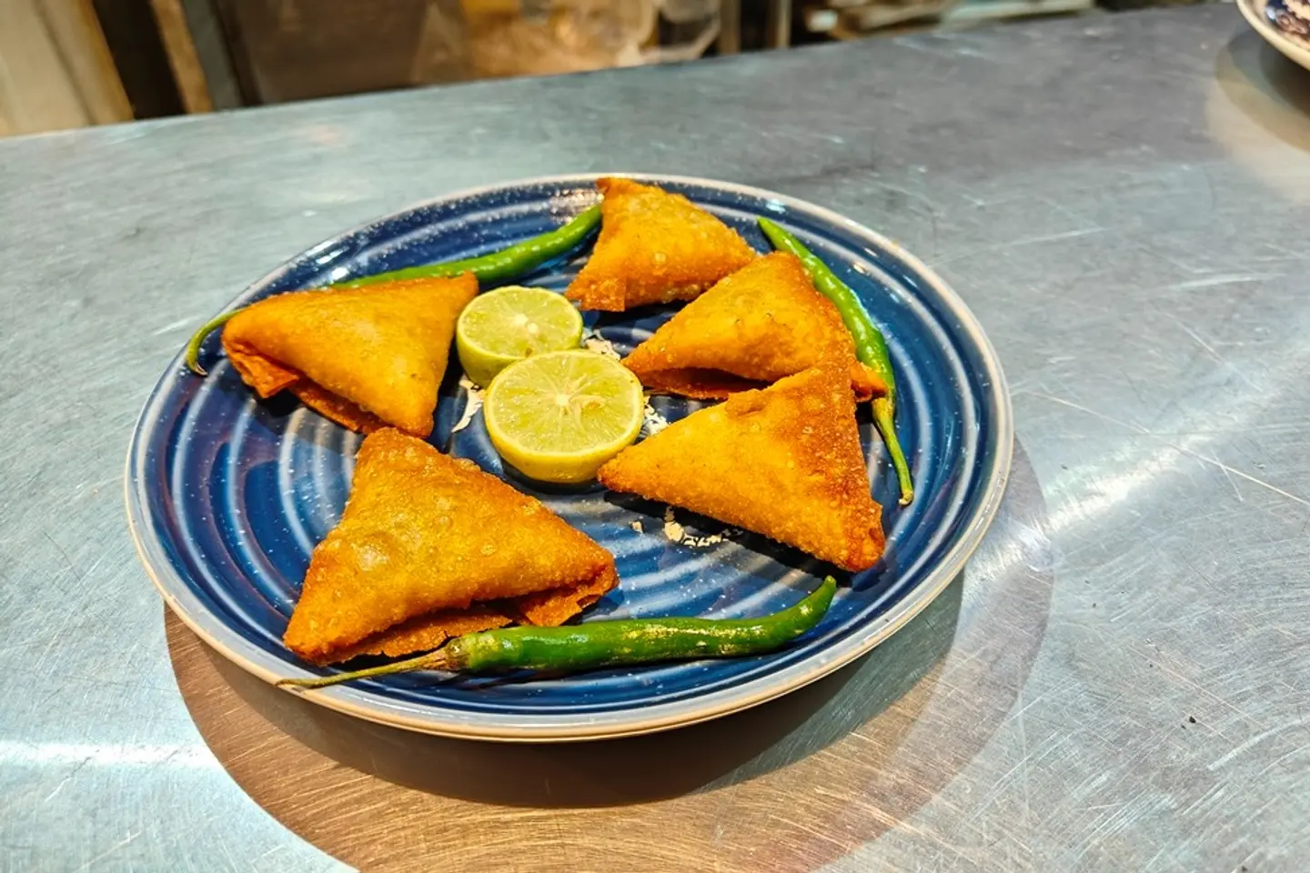 Meat Sambosa Plate - Small