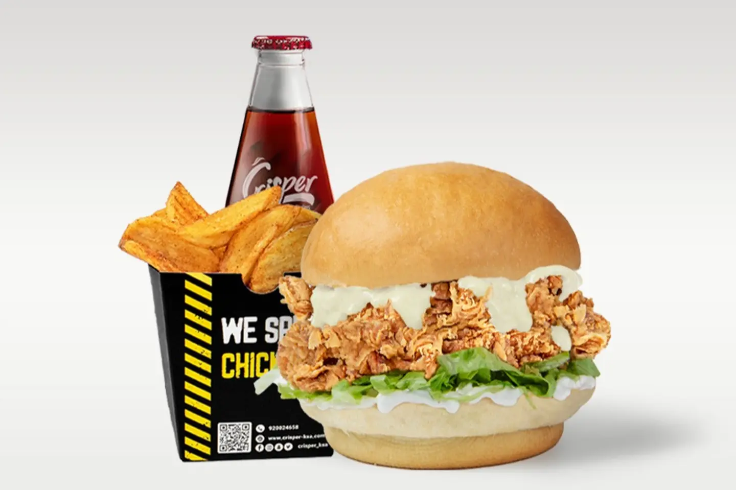 دجاج كرانشي - ساندويتش