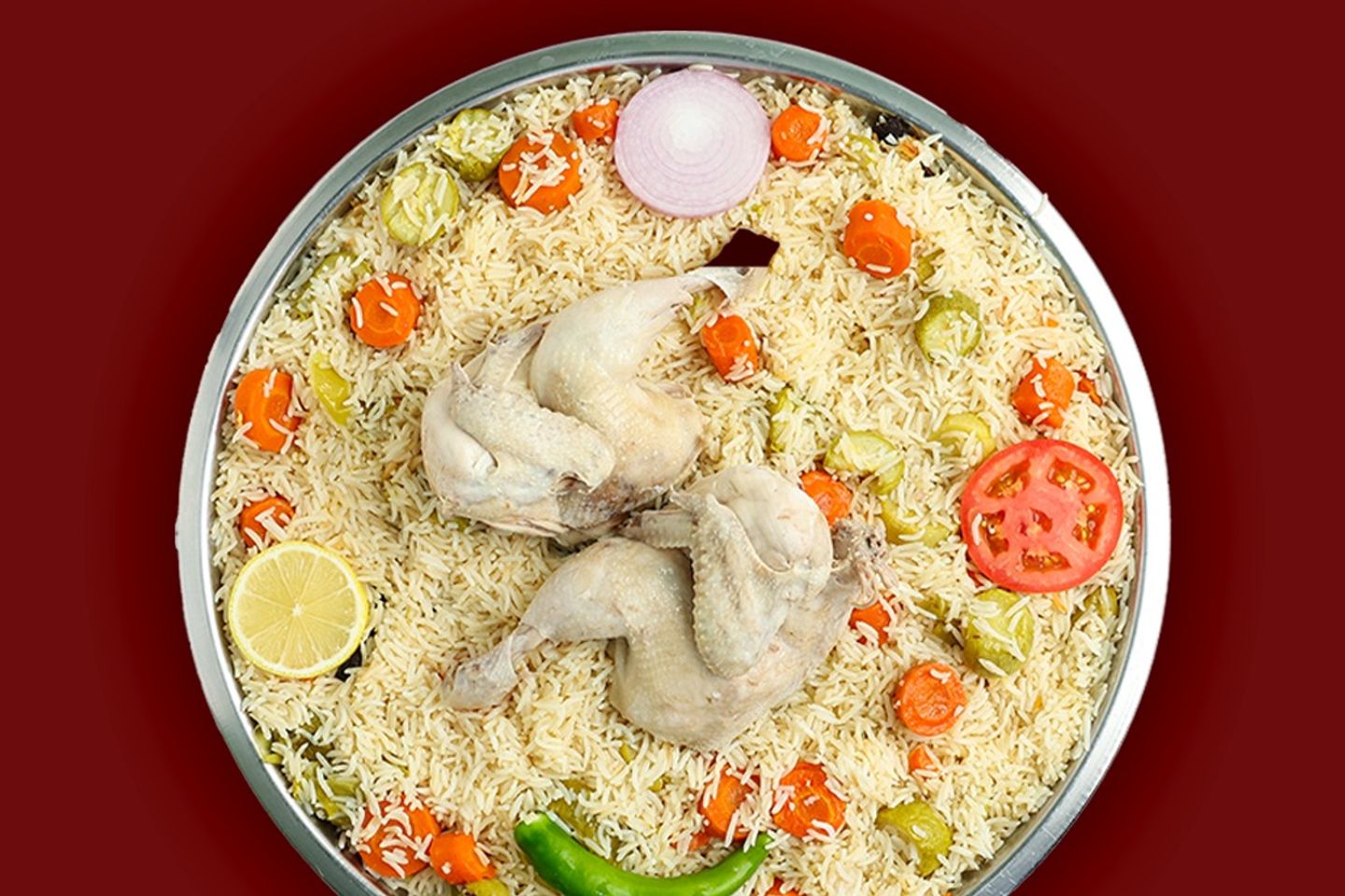 White Chicken With Vegetables - Chicken Madghut