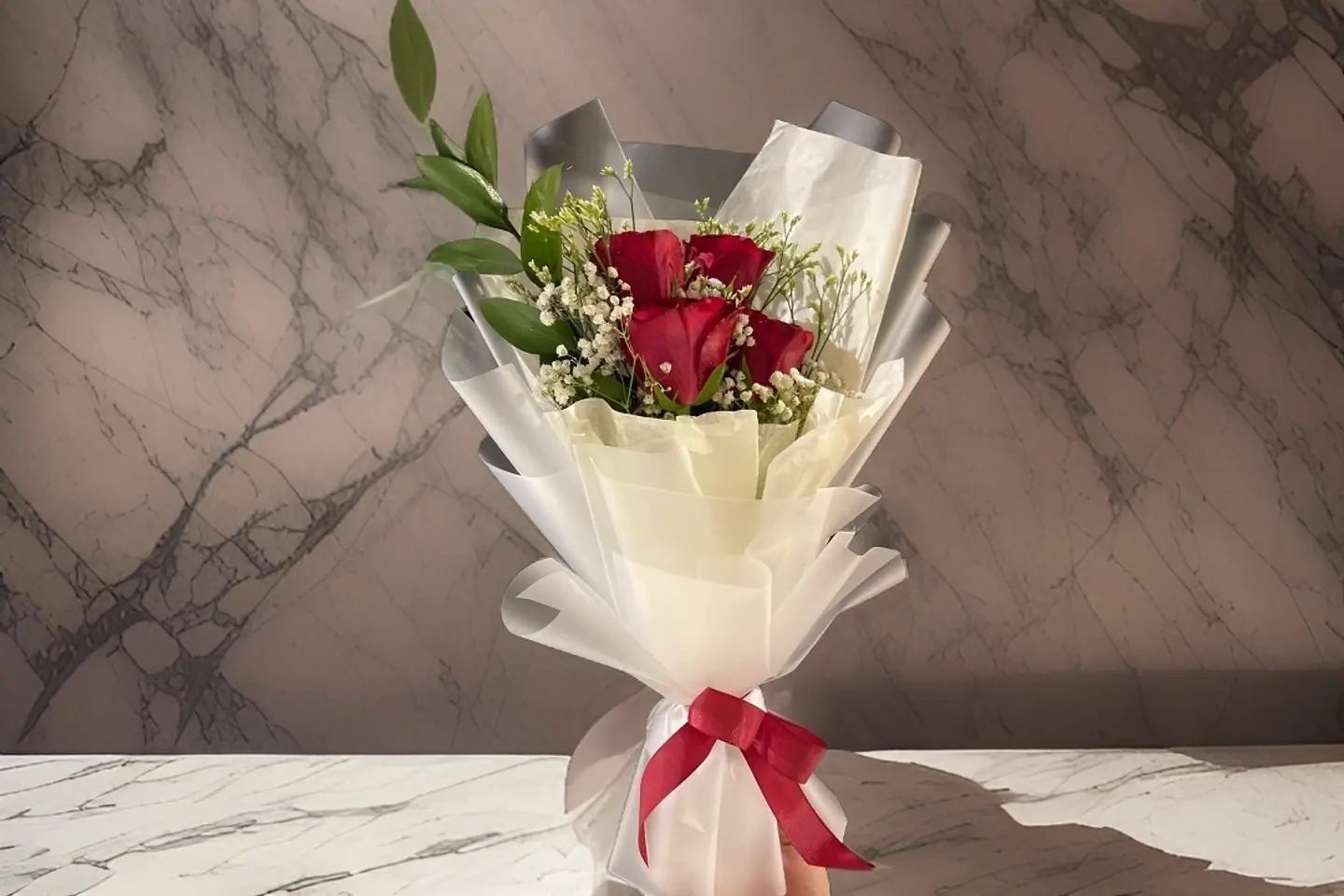 Bouquet Of Natural Flowers A037 - W