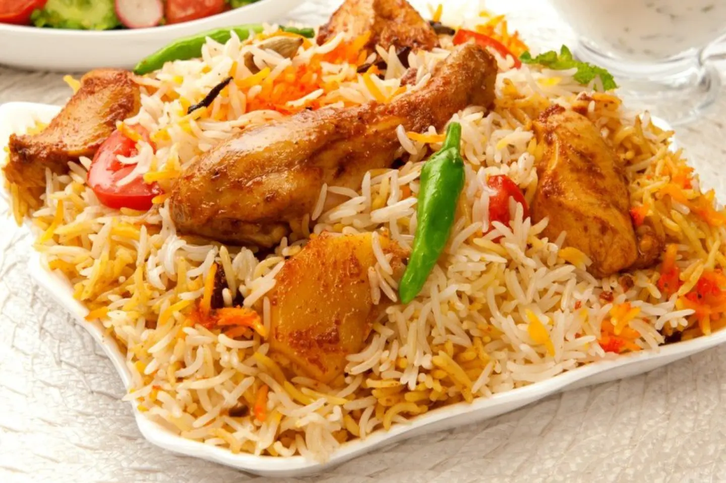 دجاج برياني - نصف برياني