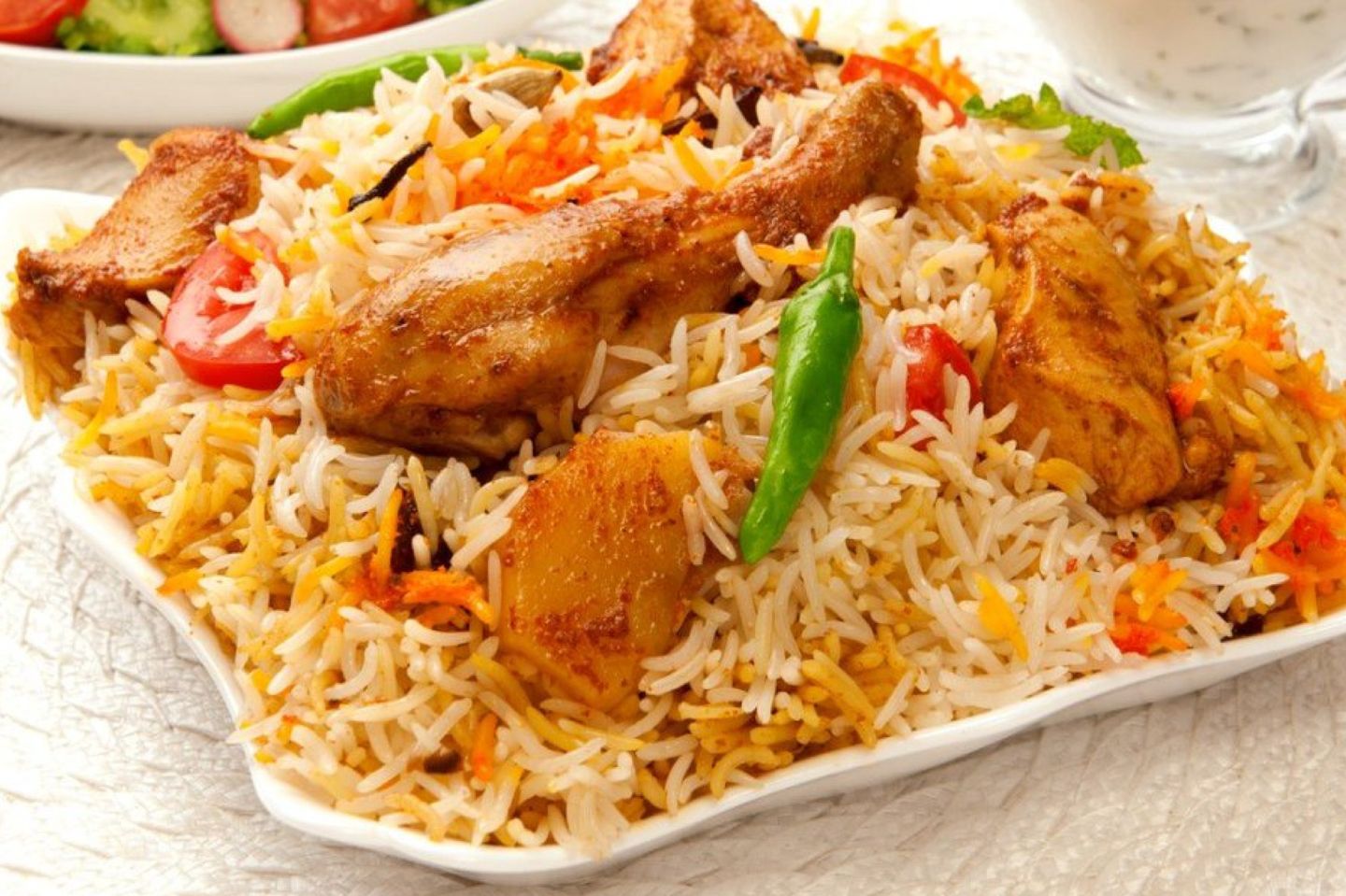 دجاج برياني - نصف برياني