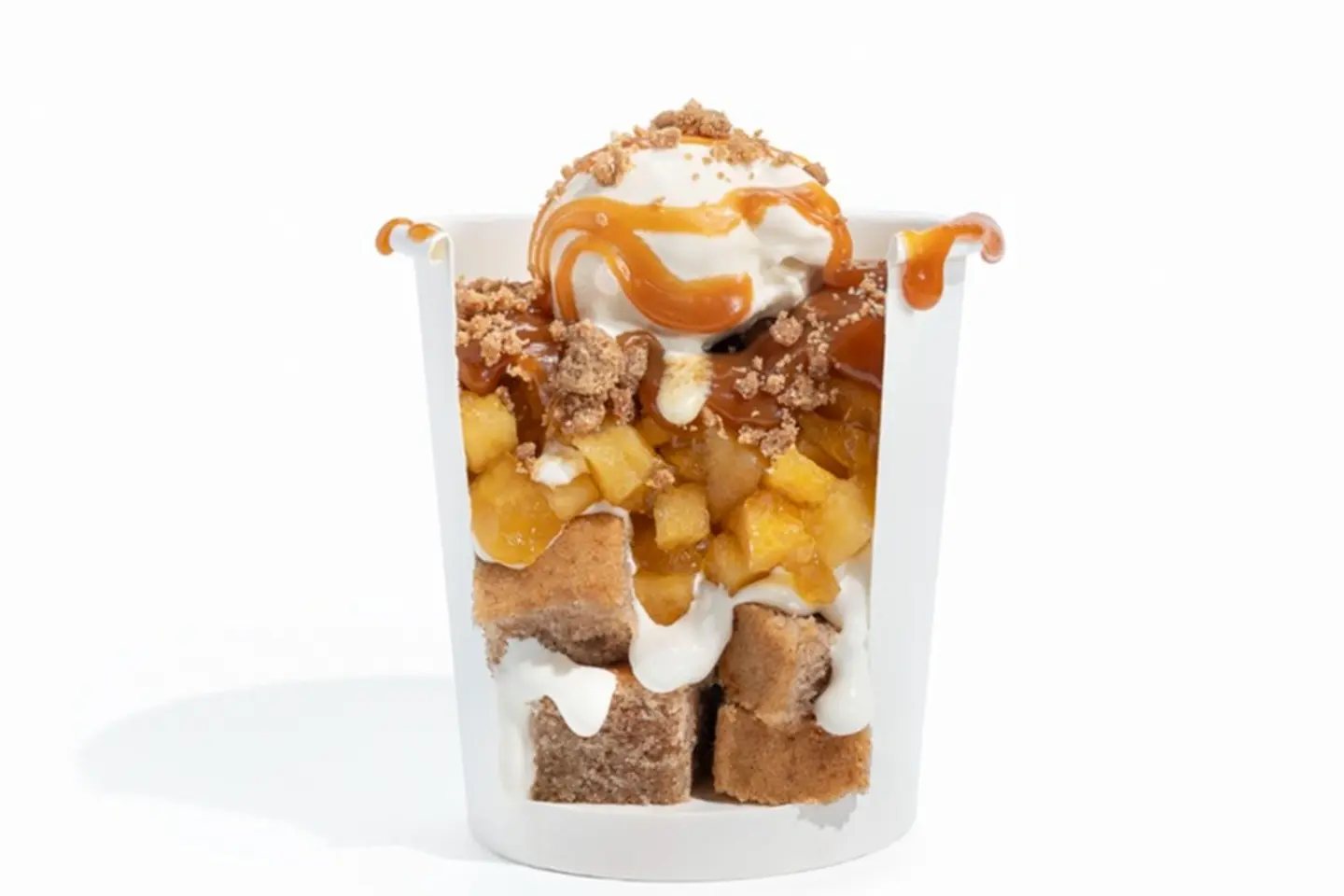 ابل همبل كرمبل - بدون اضافة ايس كريم