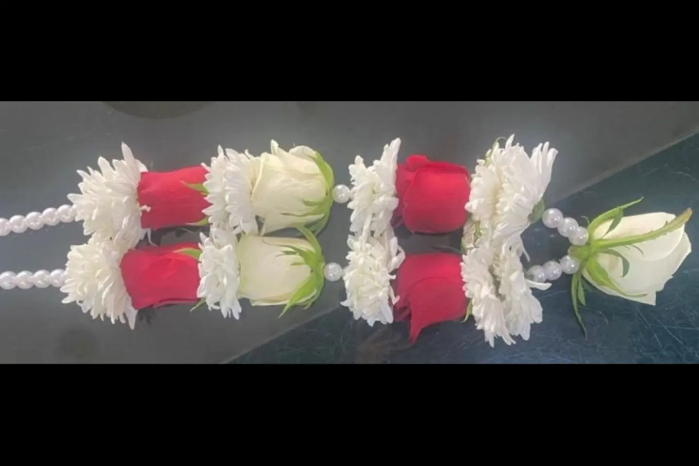 Rose Necklace 1 - White