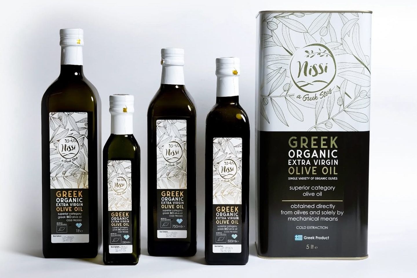 Nissi Greek Organic Extra Virgin Olive Oil - 1 Litre