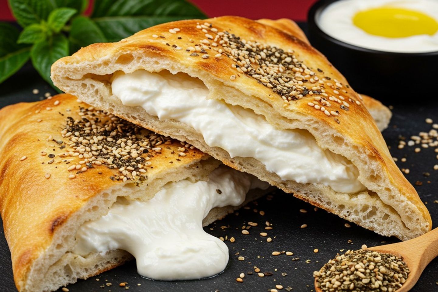 Labneh Pie - With Thyme