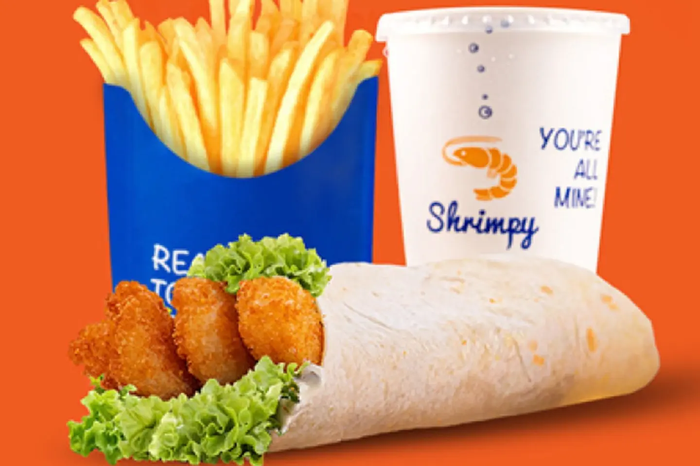 Shrimp Sandwich Meal - Regular