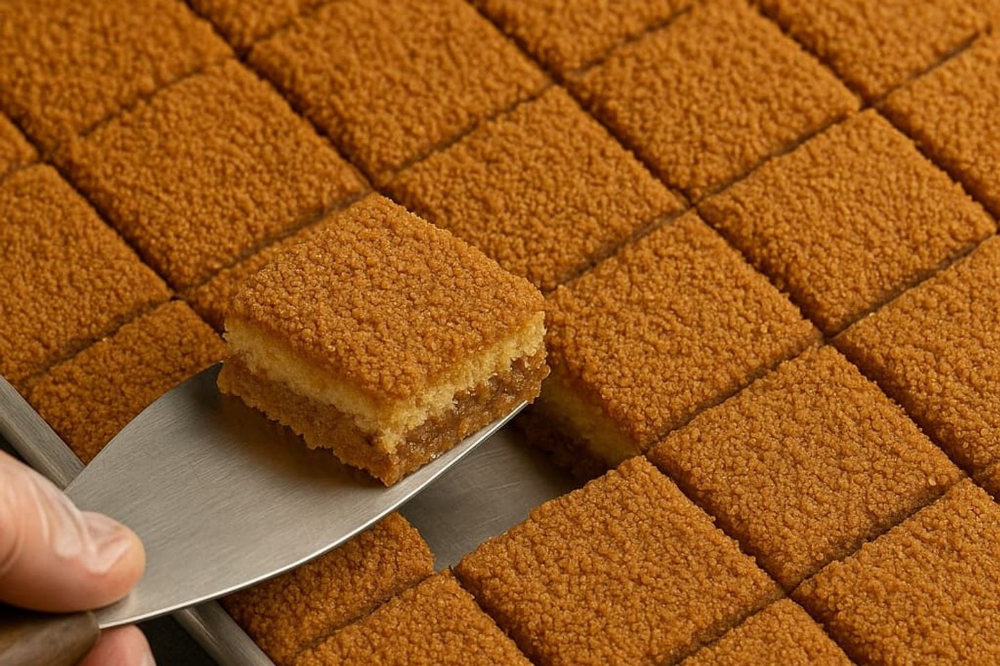 بسبوسة باللوتس - نص كيلو