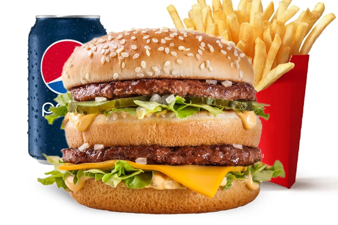 Double Chicken Burger Meal - Regular
