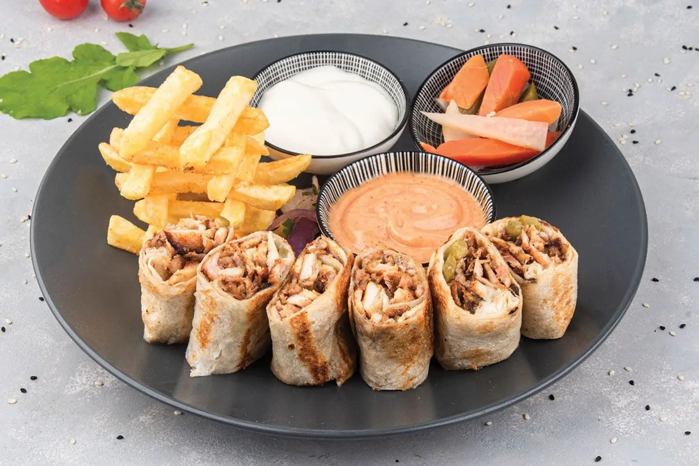Arabic Shawarma Plate - Single