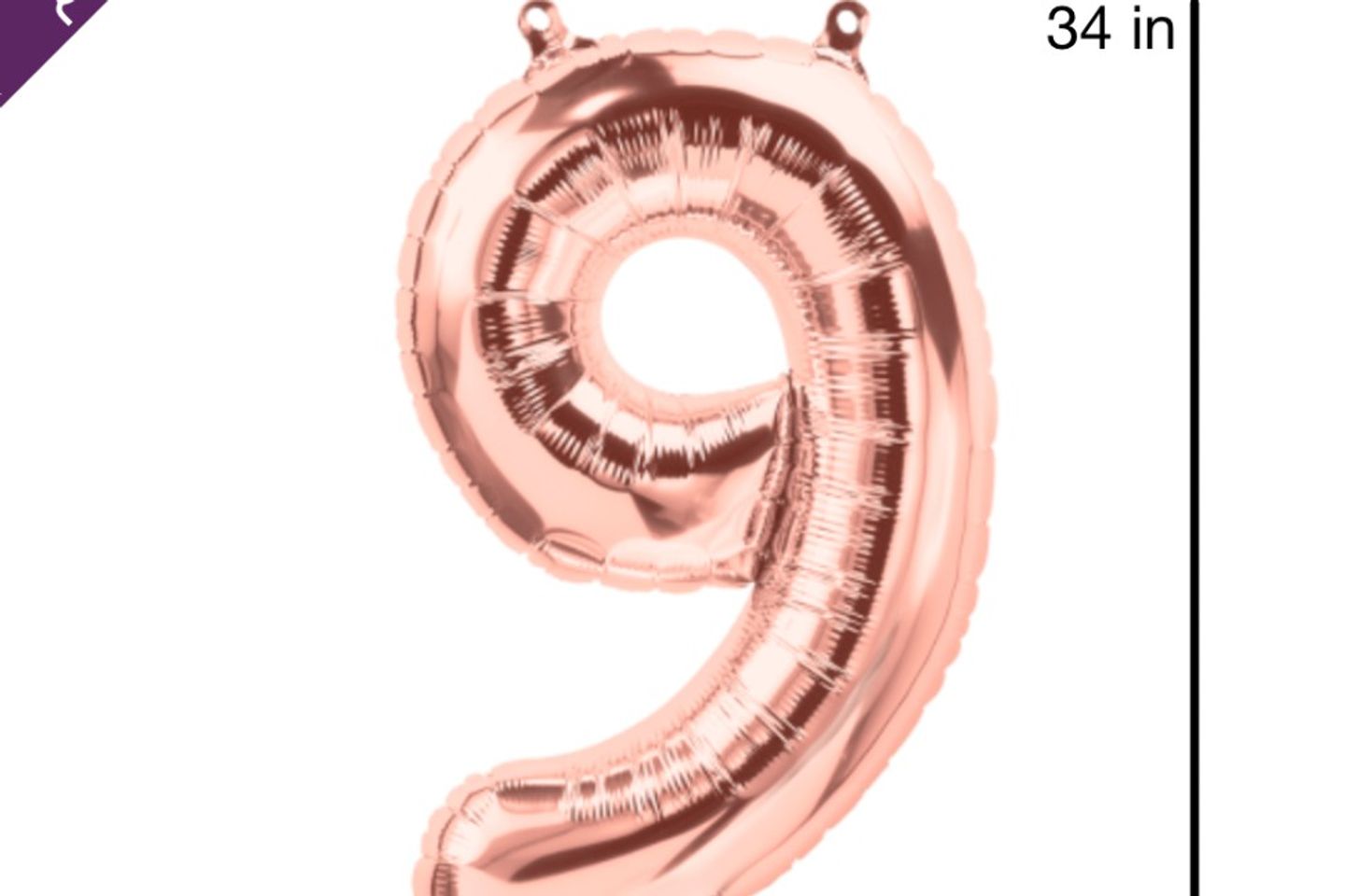 Big Rose Gold Number - Number 8