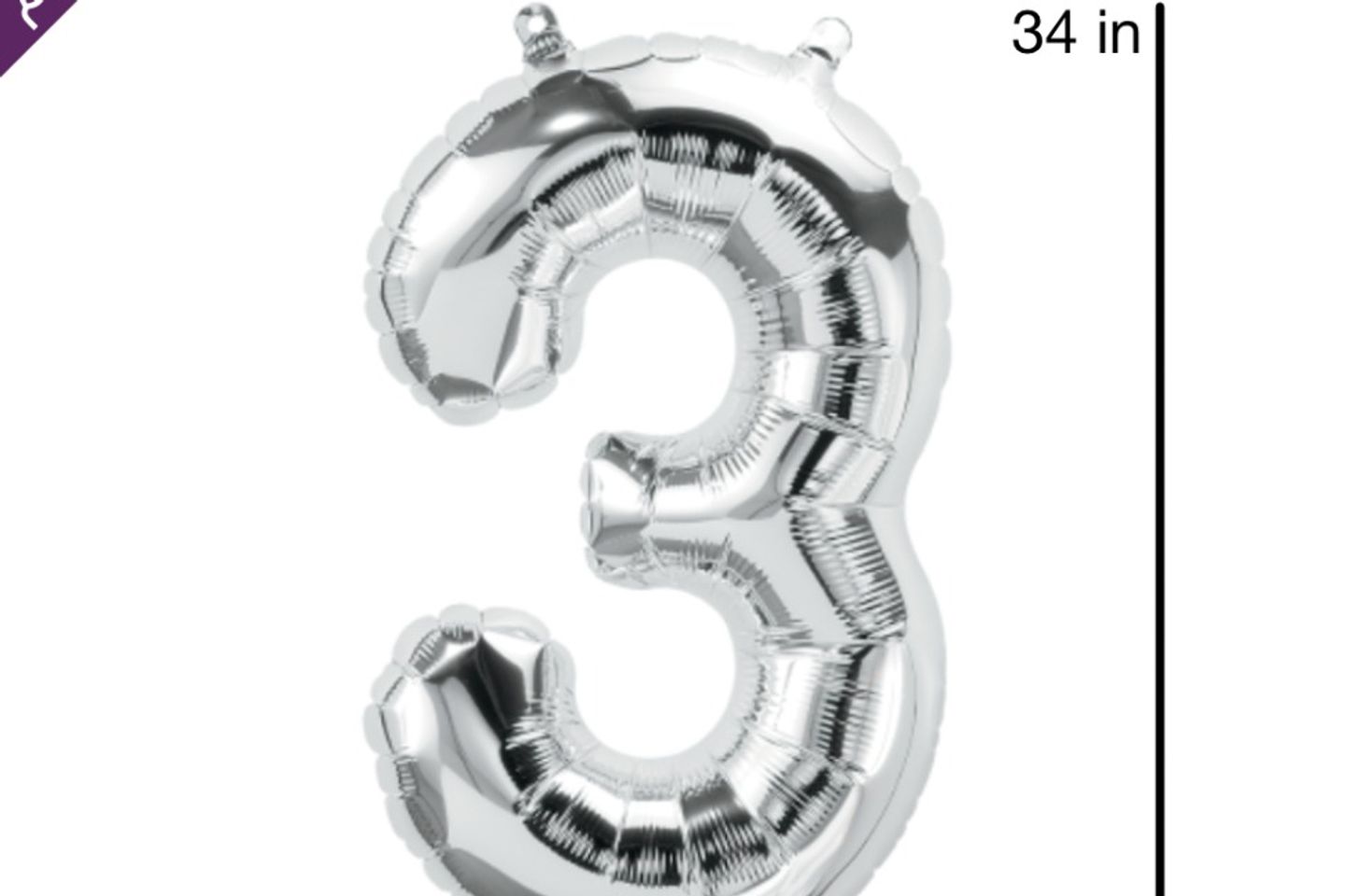 Big Silver Number - Number 9
