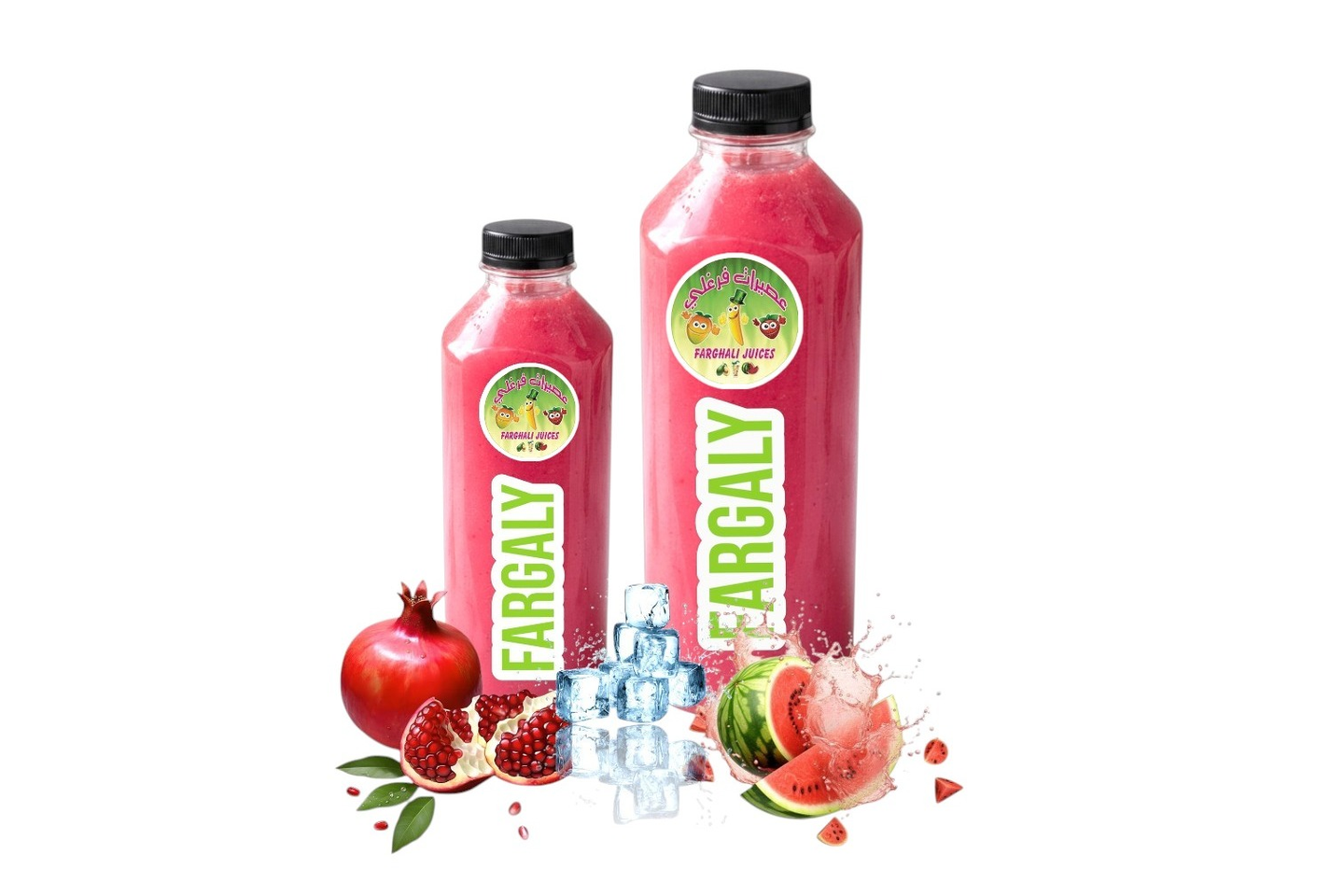 سموذي حبحب رمان - جالون لتر ونصف