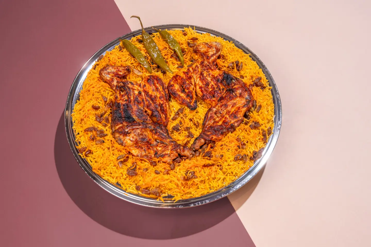 حبة على الفحم - نص حبة دجاج