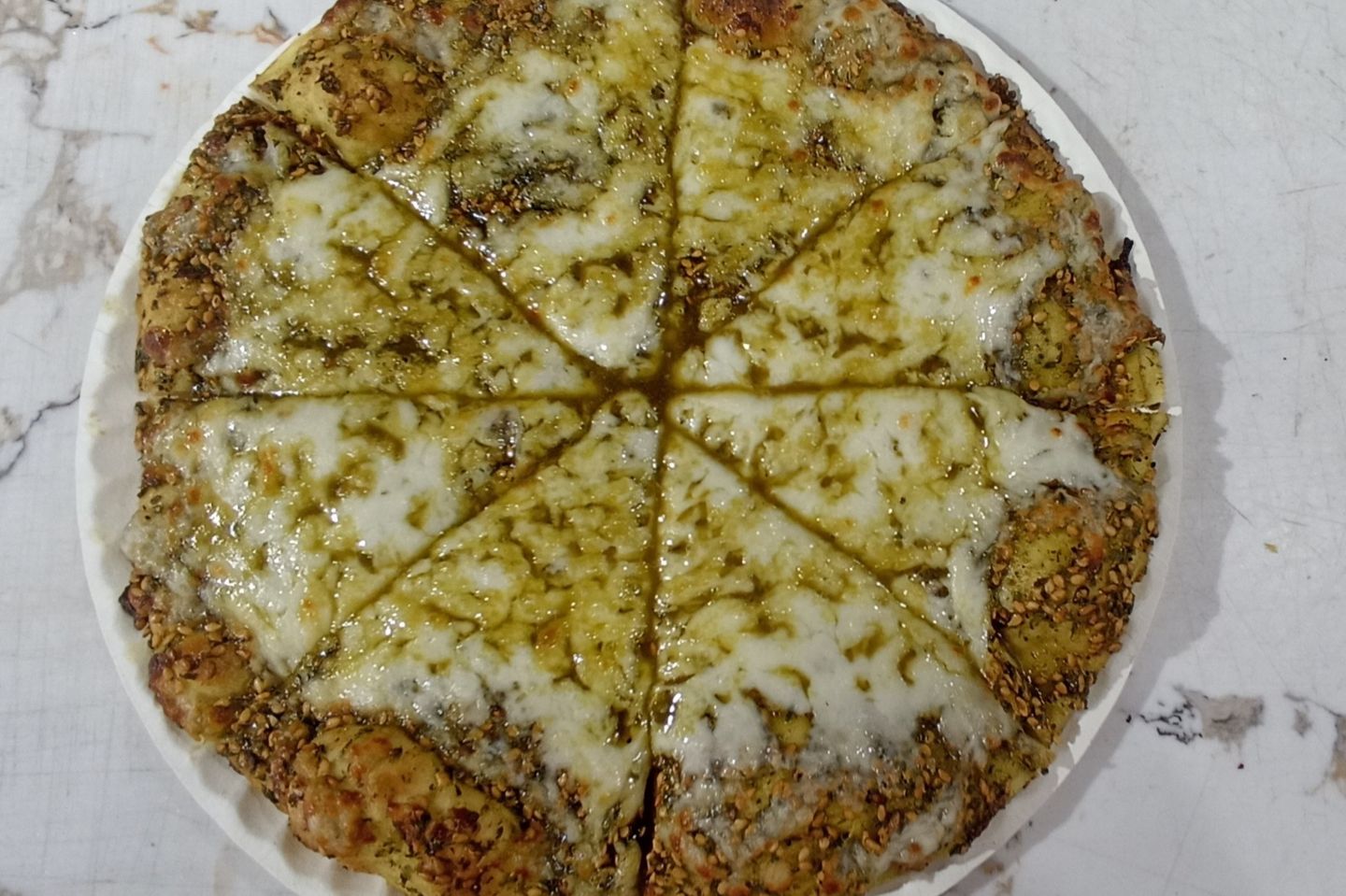 فطيرة زعتر - فطيره زعتر مع جبن