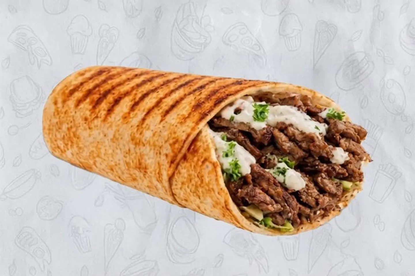Smoked Shawarma Meat Sandwich - Regular