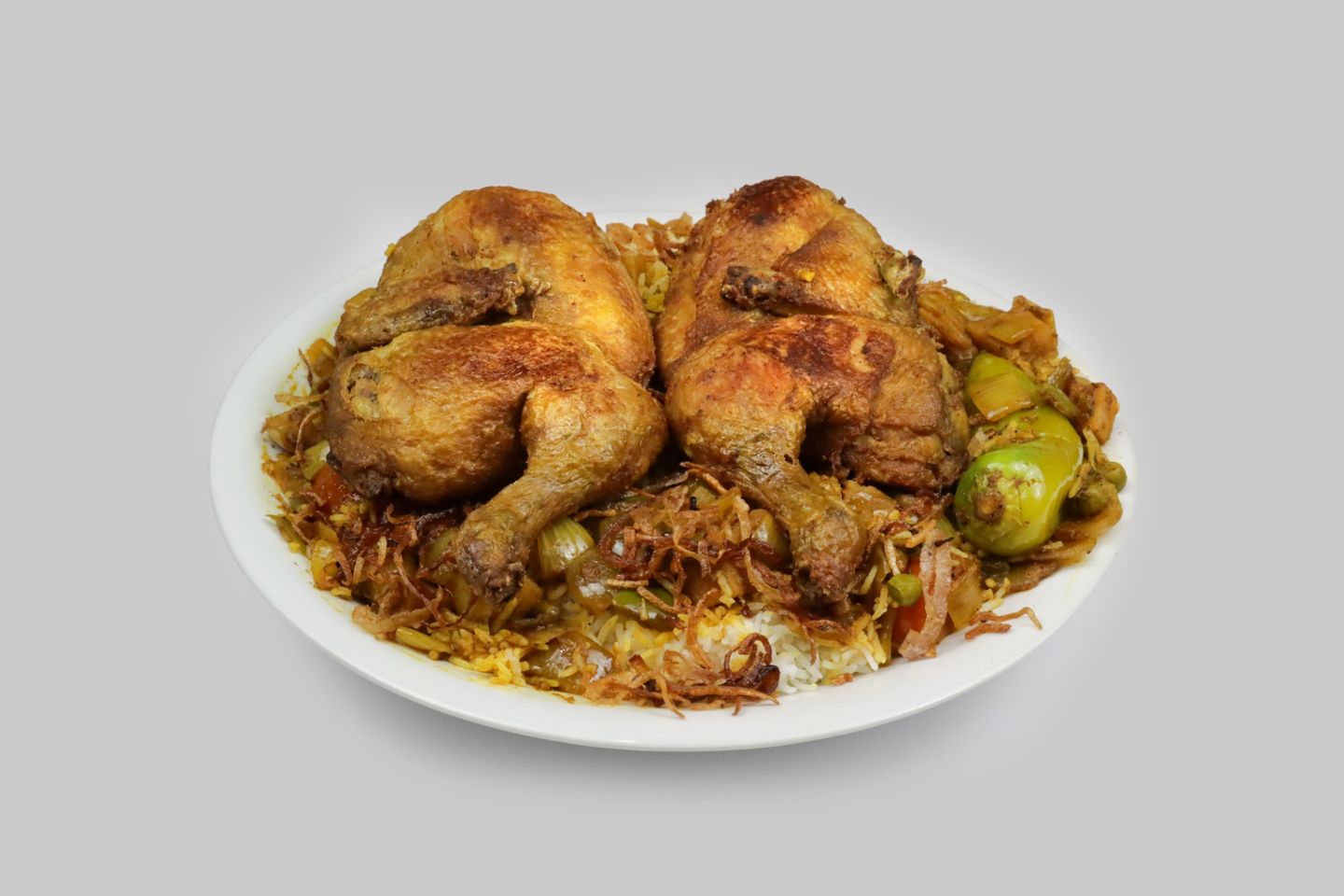 مشخول دجاج - نص حبة دجاج مشخول