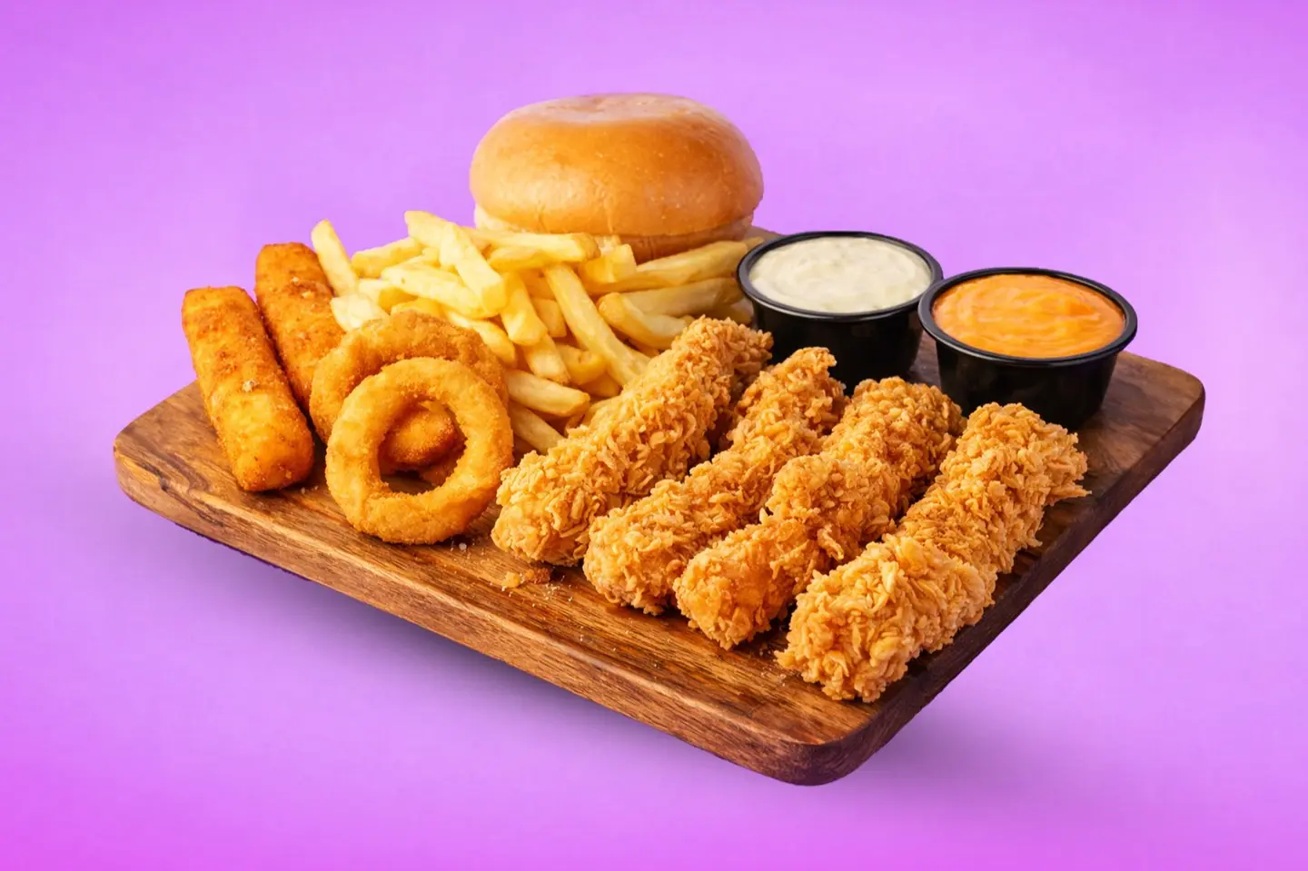 دجاج كرسبي عادي - بدون وجبه