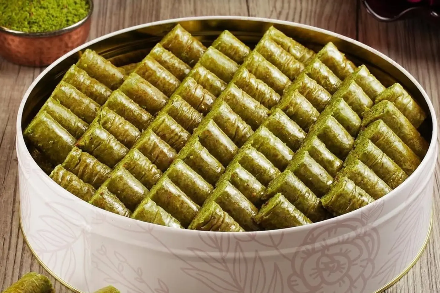 Pistachio Fingers Baklava - 1 Kilo