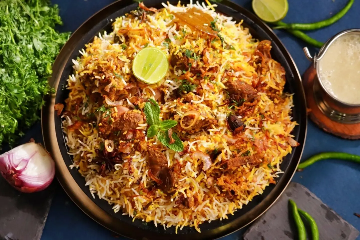 لحم ضأن برياني - وجبة فردية