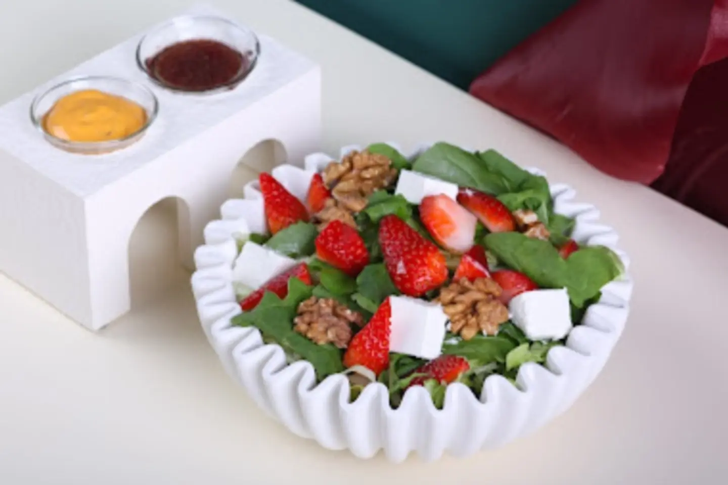 Sweet Greek Strawberry Salad - Medium Strawberry Salad