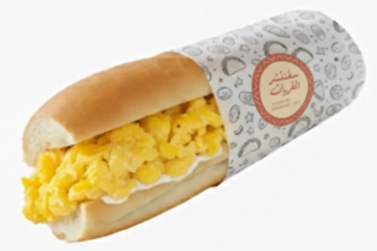 ساندوتش بيض مقلي - نصف