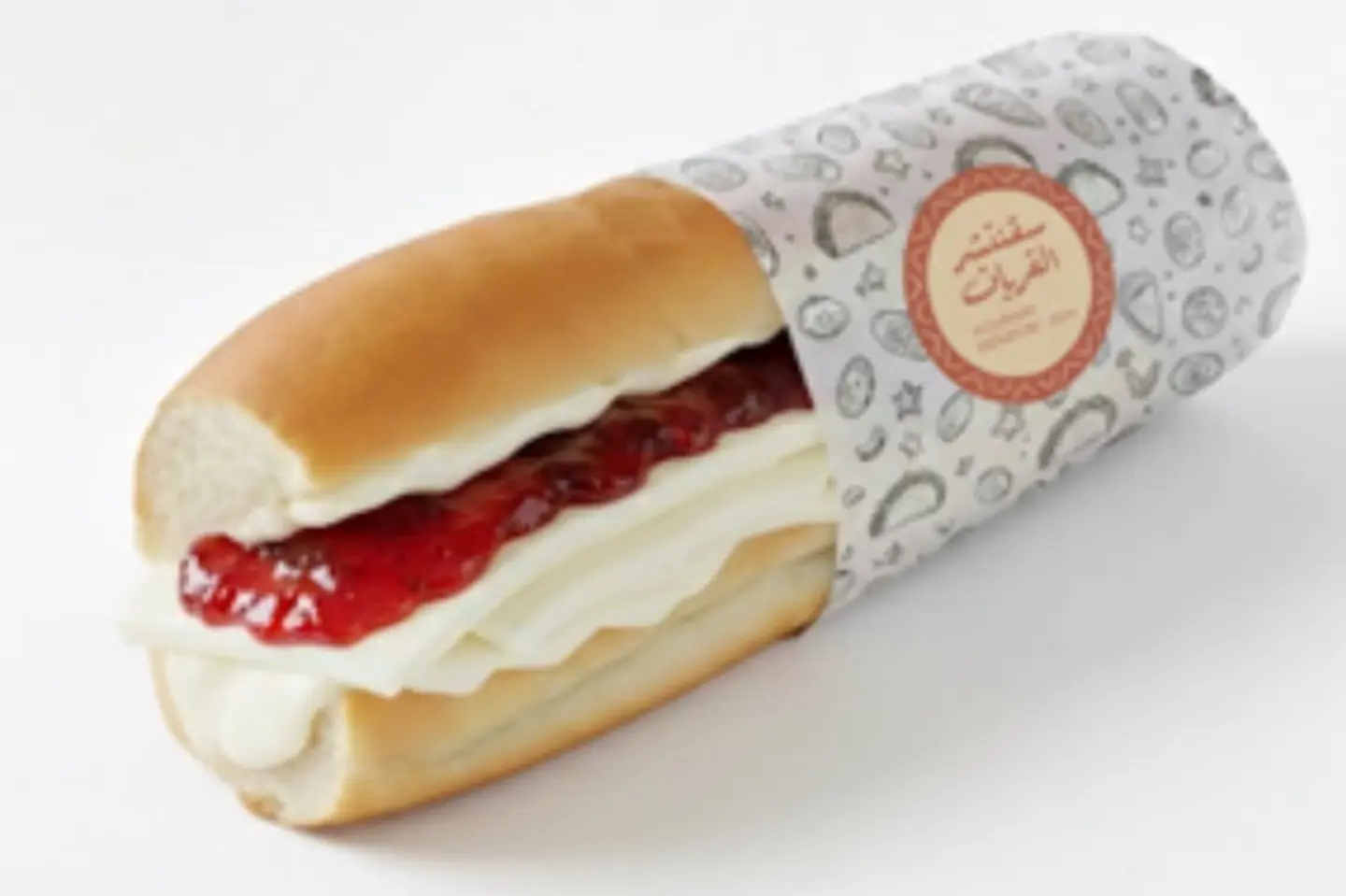 ساندوتش جبنة ومربى - نصف