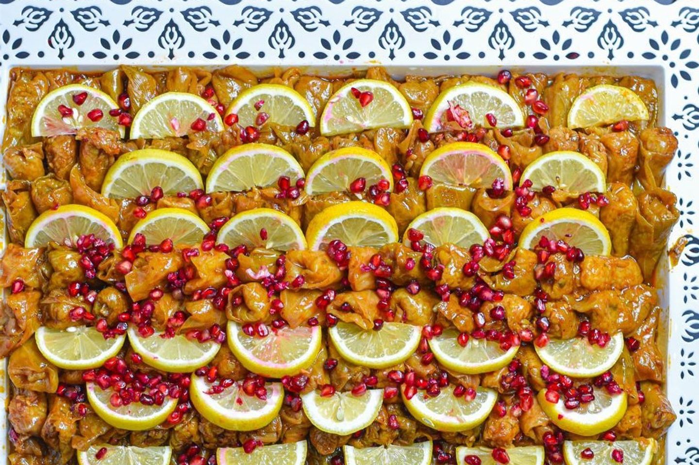 الملفوف للضيافة - صحن 100 حبة