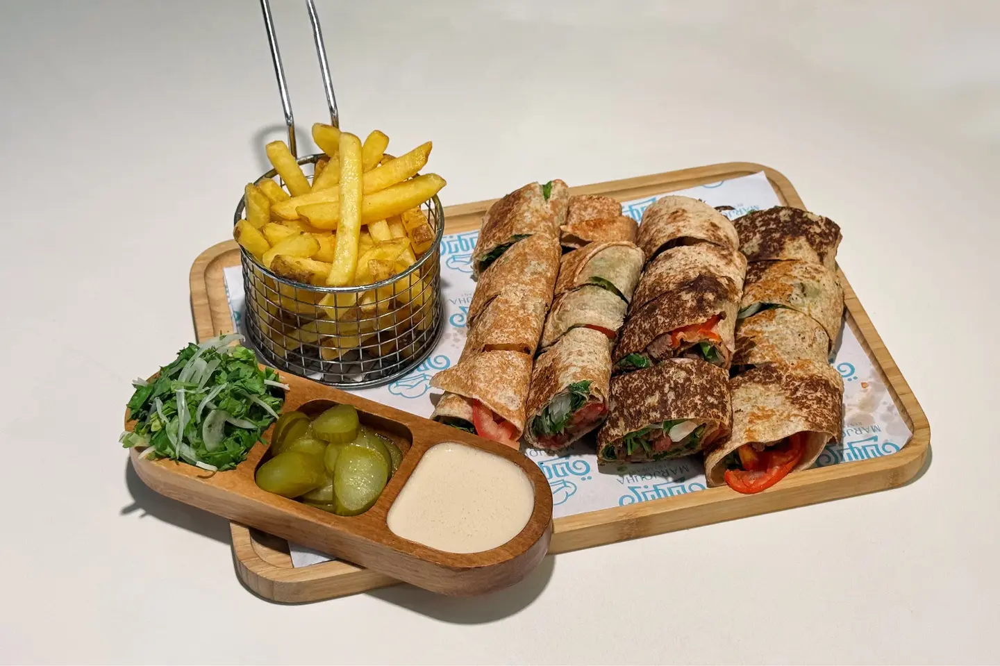 Double Shawarma Arabic Plate - Beef Arabic Double
