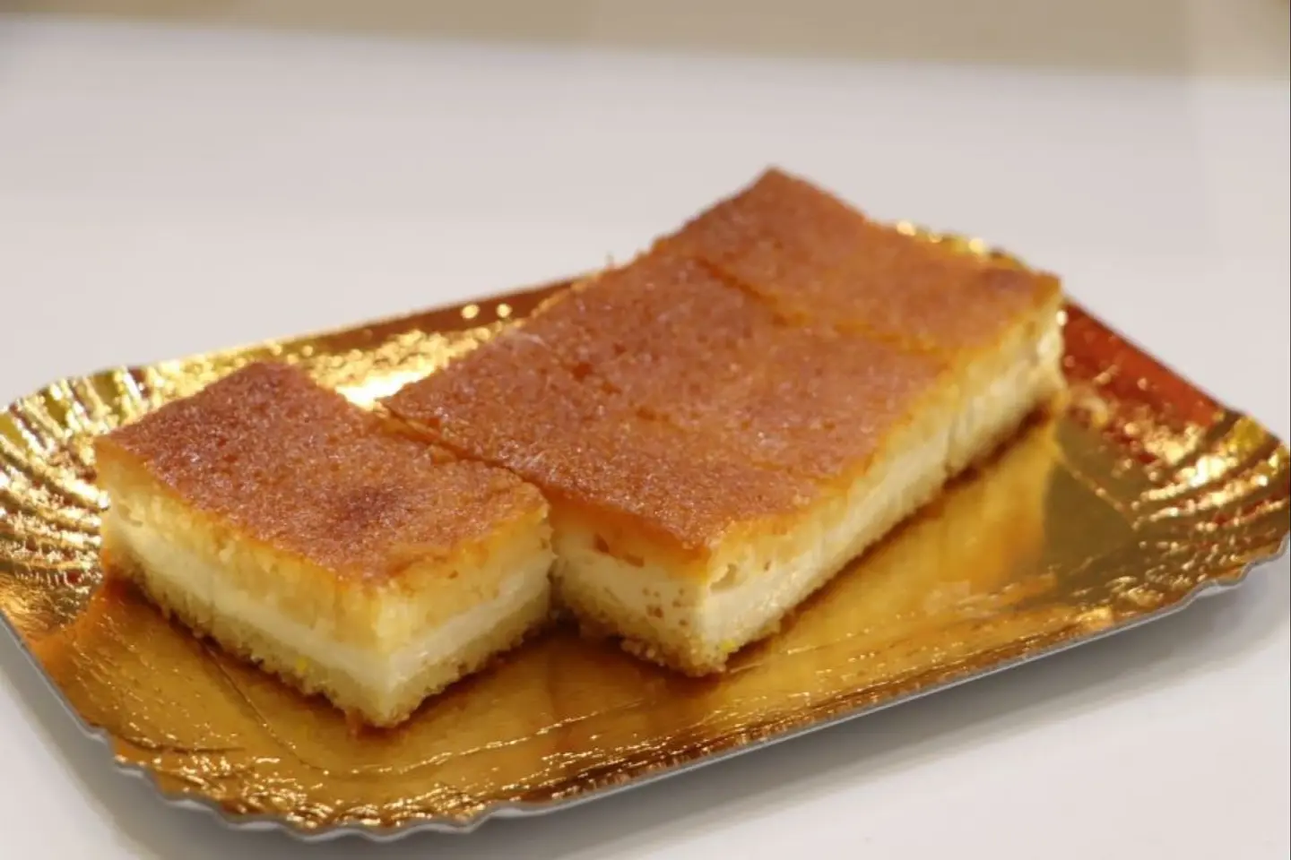 بسبوسة قشطة - نص كيلو