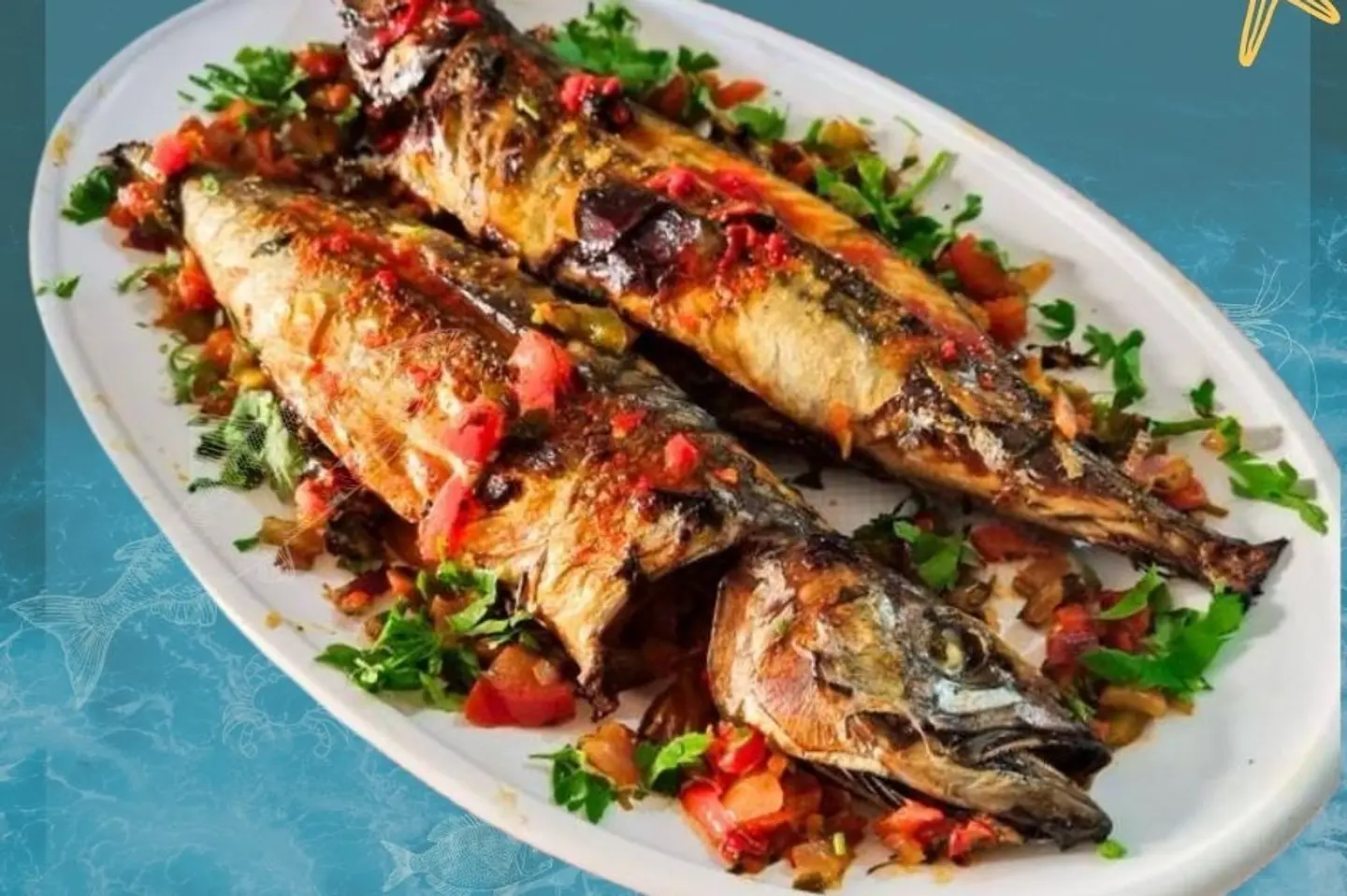 ماكريل مشوي - كيلو