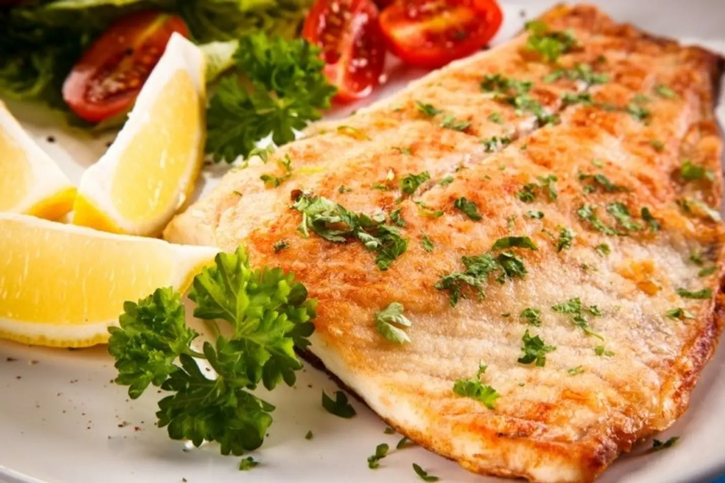 سمك فيليه مشوي - نصف كيلو