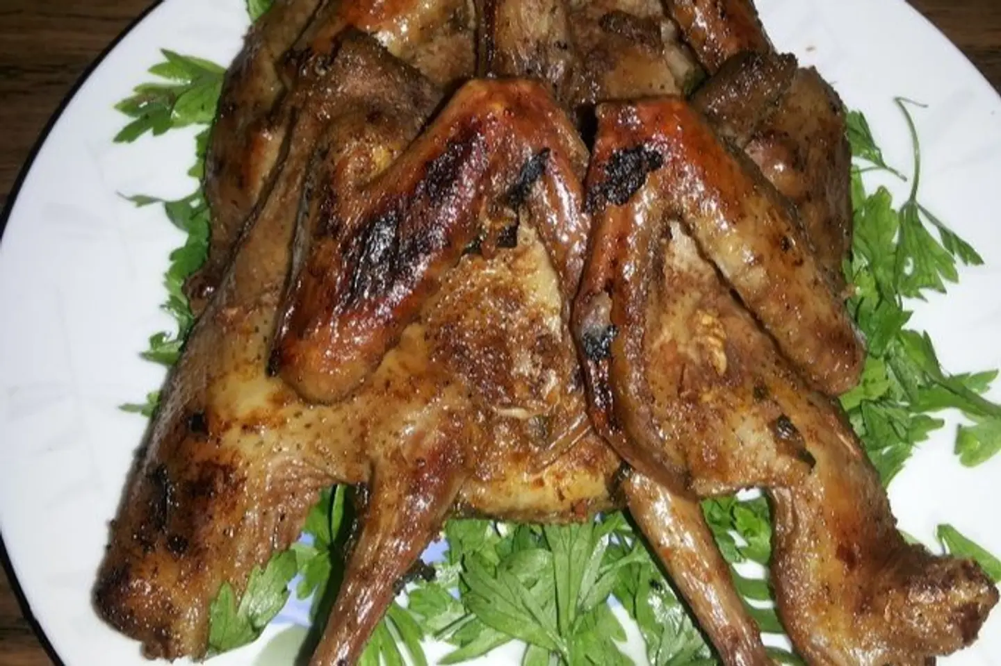 حمام مشوي - قطعه