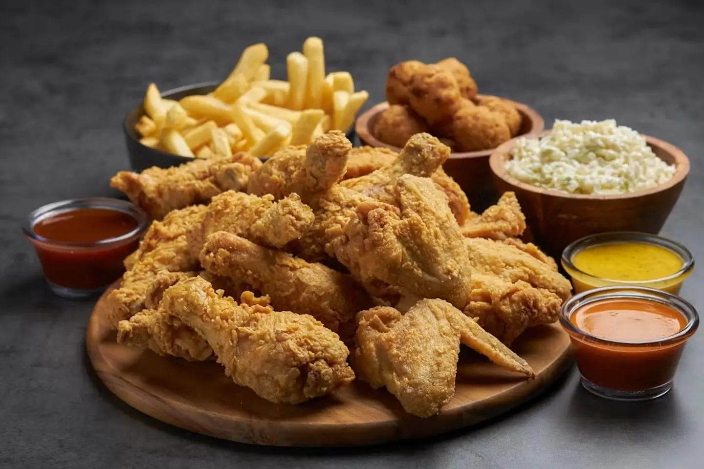 Sal's Golden Wings And Fries - Quarter Dozen Wings