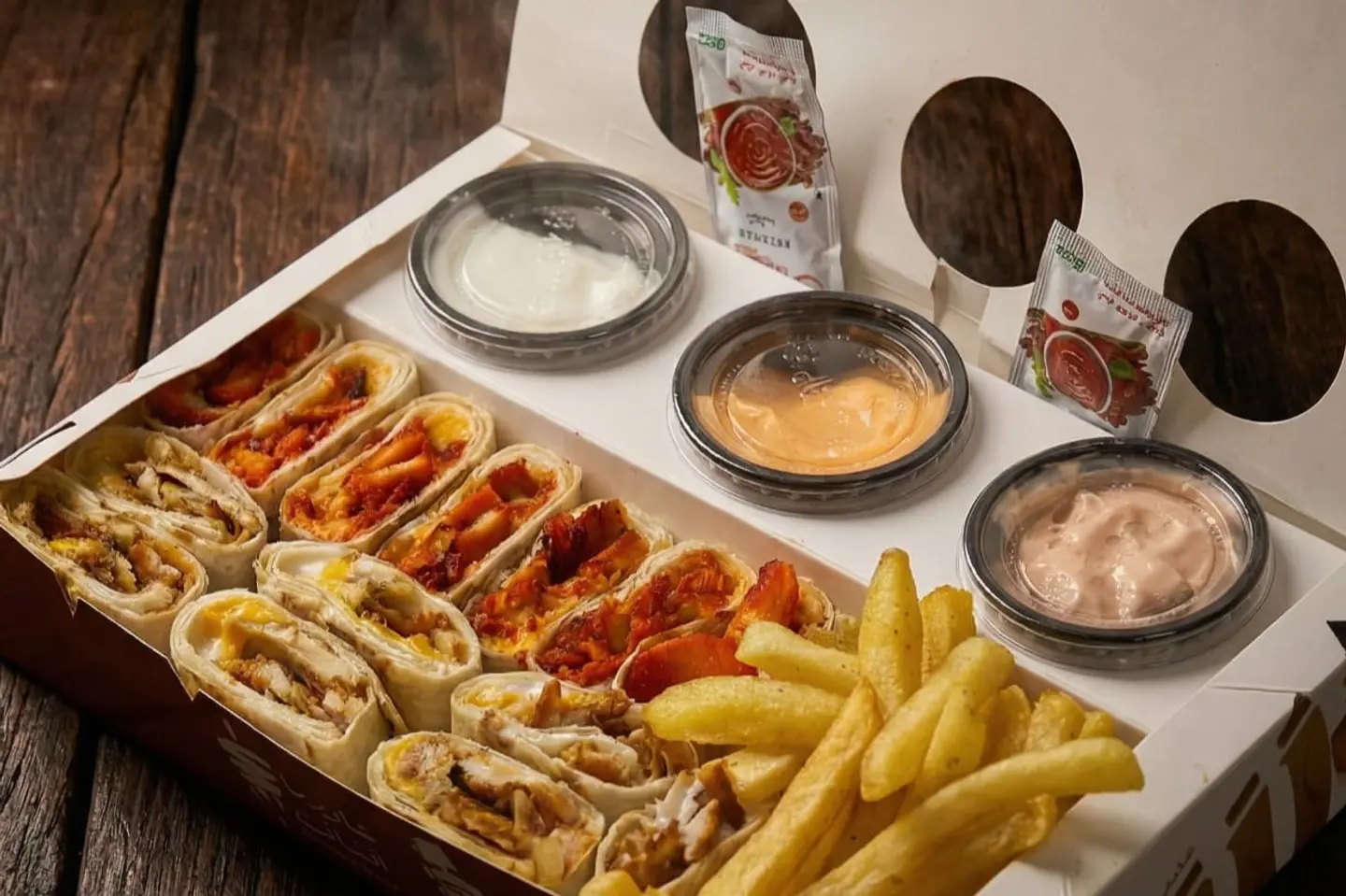 بوكس شاورما - بدون جبن