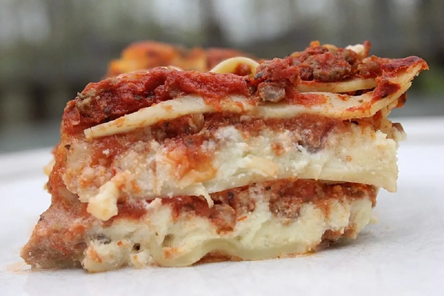 Lasagna Bolognese - Slice