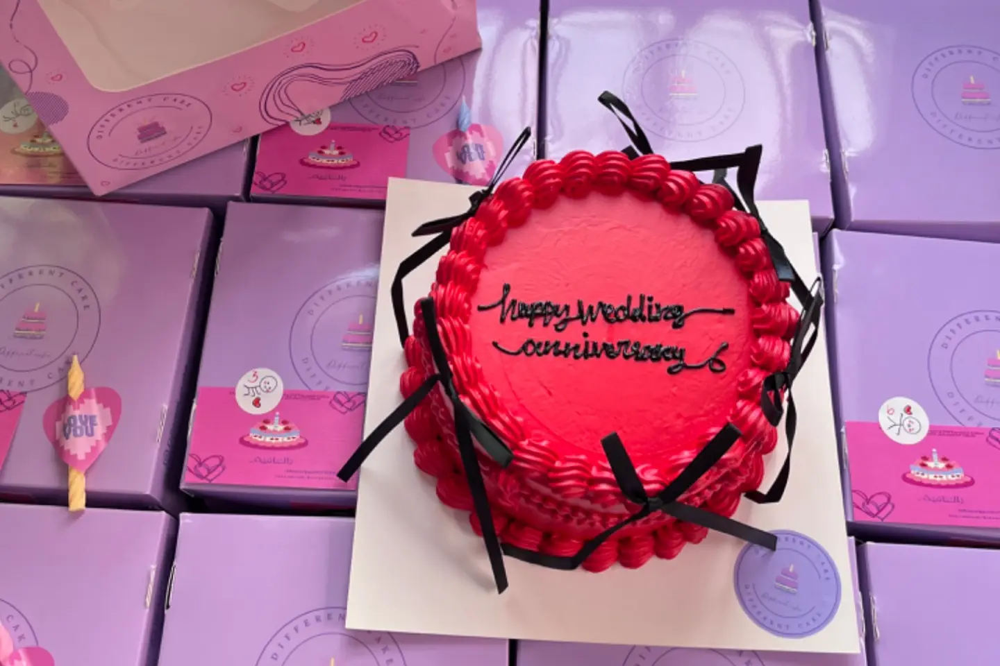 فكتوري كيك احمر - ٨ انش